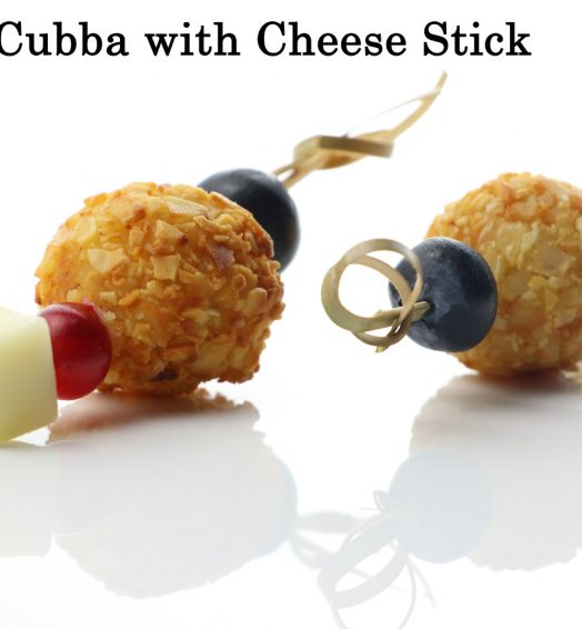 Potato Cubba with Cheese Sticks