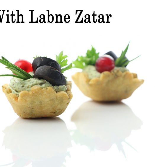 Tart with Labneh Zaatar