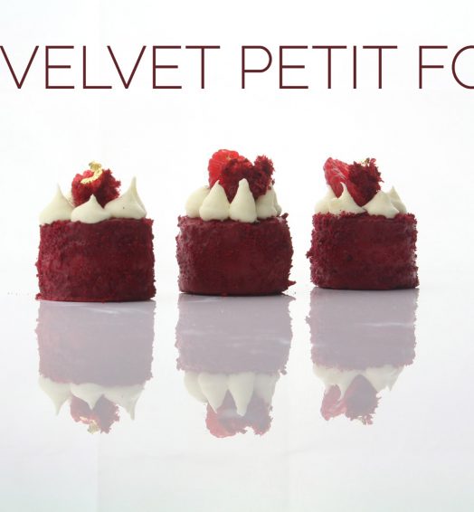 Red Velvet Petit Fours