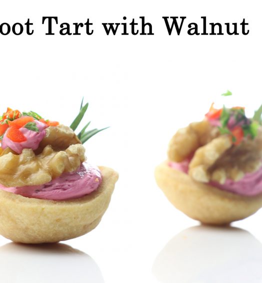 Beetroot Tart with Walnut