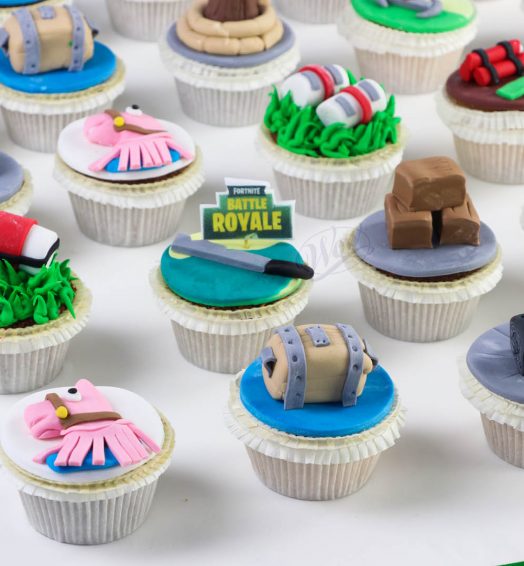 Fortnite Themed Cup Cakes