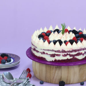 Red Velvet Cheese w/ Mix berries