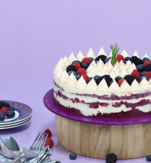 Red Velvet Cheese w/ Mix berries