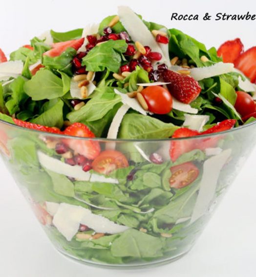 Rocca and Strawberry Salad