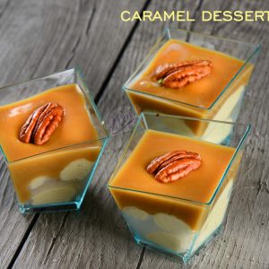 Caramel Dessert Glass
