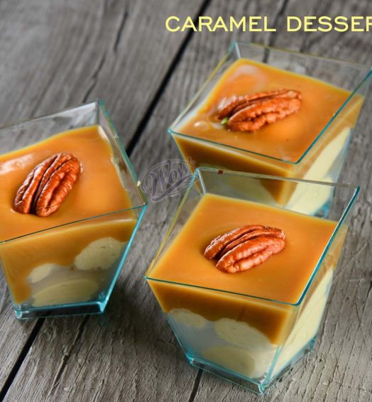 Caramel Dessert Glass