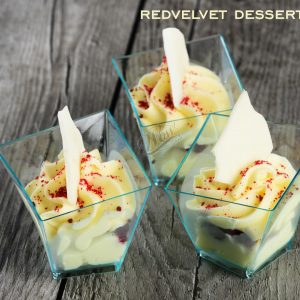 Red Velvet Dessert Glass