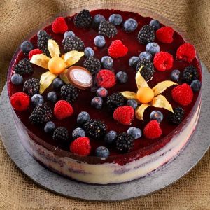 Red Velvet Cheese w/ Mix berries