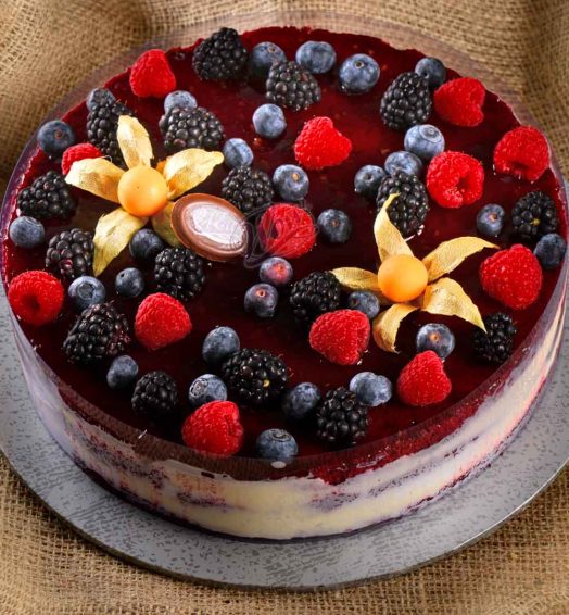 Red Velvet Cheese w/ Mix berries