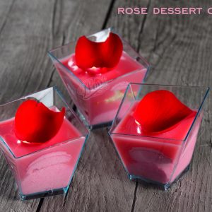 Rose Dessert Glass