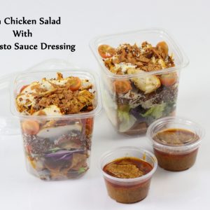 Vafa Chicken Salad With Red Pesto Sauce Dressing