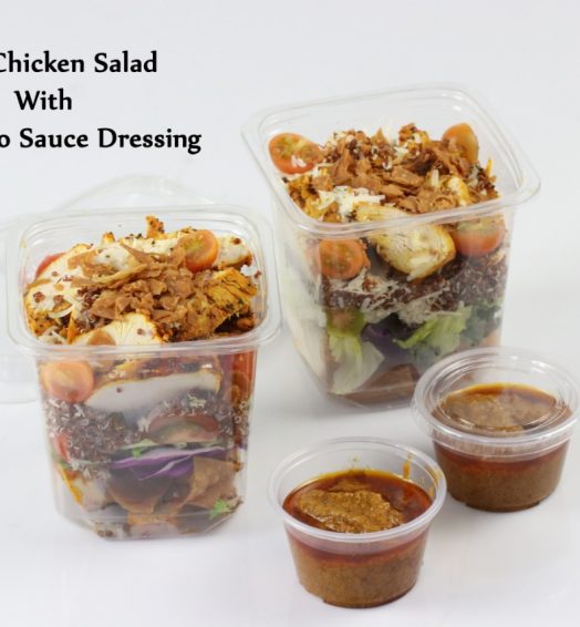 Vafa Chicken Salad With Red Pesto Sauce Dressing