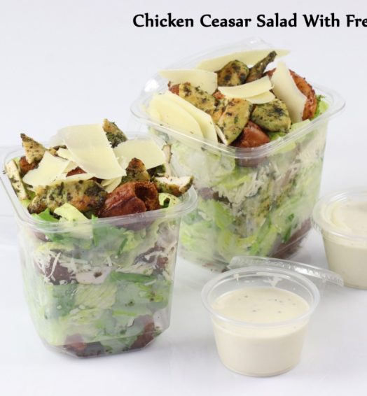Chicken Cesar Salad With French Dressing