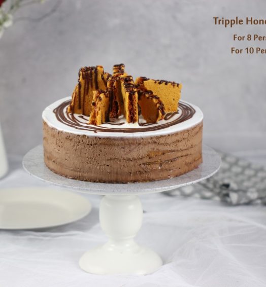 Tripple Honey Chocolate Cake