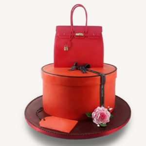 Hermes Bag Cake.