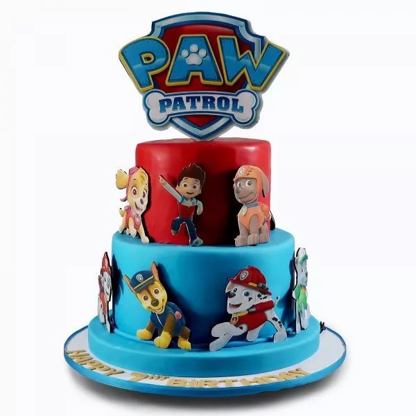 Paw Patrol Character Layer Cake - Classy Girl Cupcakes