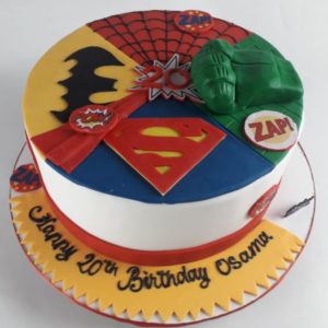 Superhero Cake