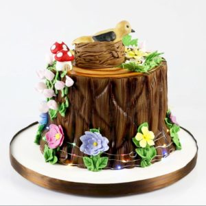 Nature Themed Cake