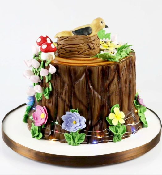 Nature Themed Cake