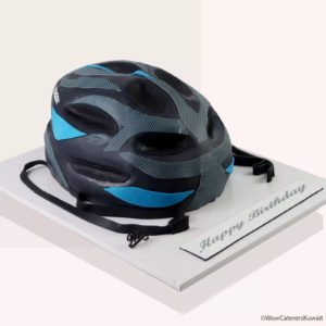 Bike Helmet Cake