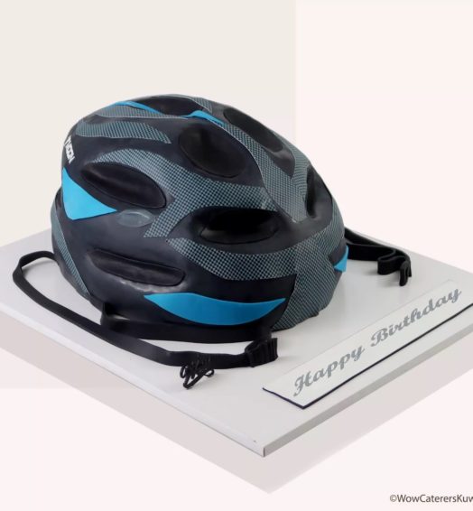 Bike Helmet Cake
