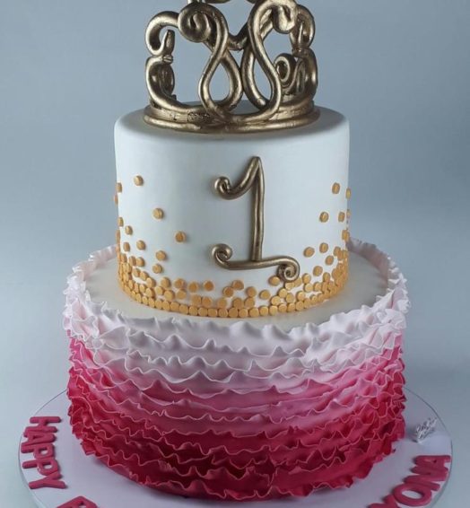 Princess Floral Cake