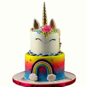 Unicorn Rainbow Cake