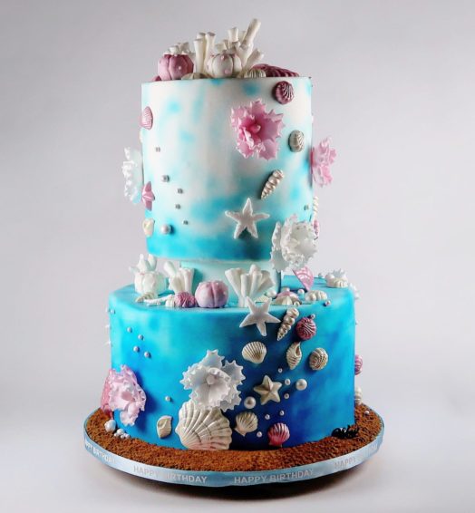 Ocean Theme Cake