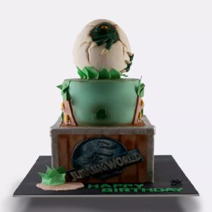 Jurassic Park Cake.