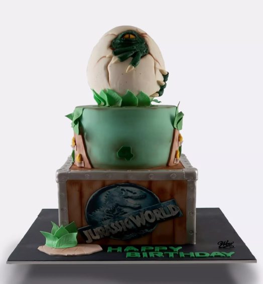 Jurassic Park Cake.