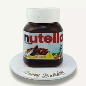 Nutella Jar Cake.