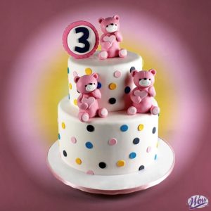 Teddy Bears Birthday Cake