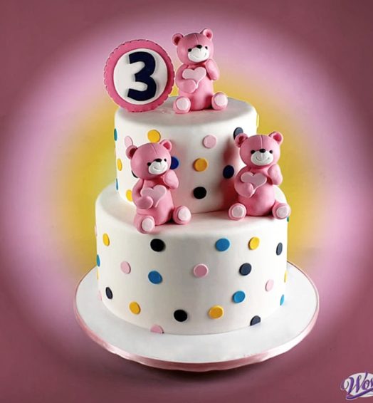 Teddy Bears Birthday Cake