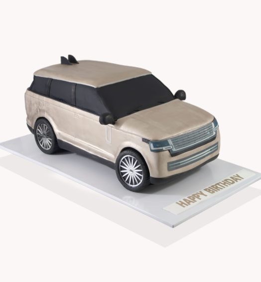 Range Rover Shape Cake Car.