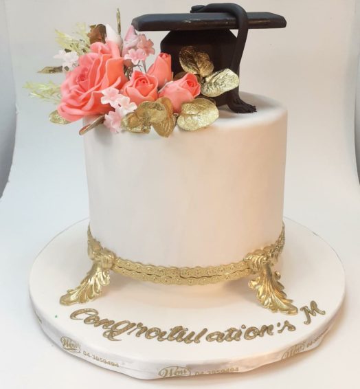 Elegant Graduation Cake
