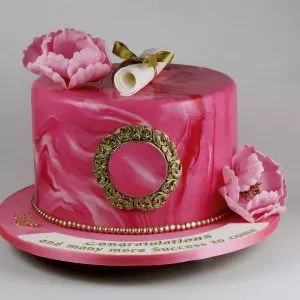 Girl Graduation Cake