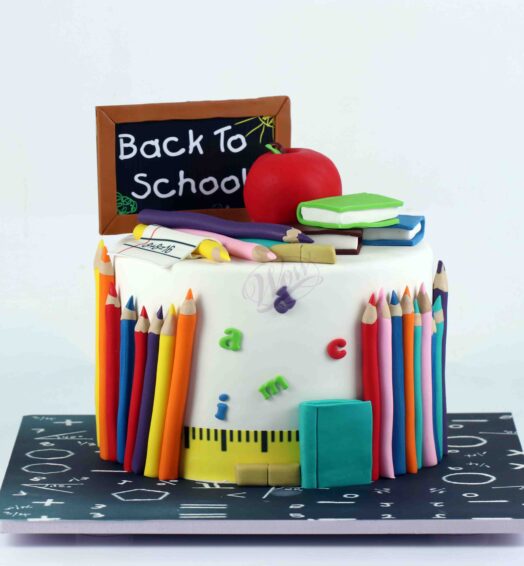 back to school cake