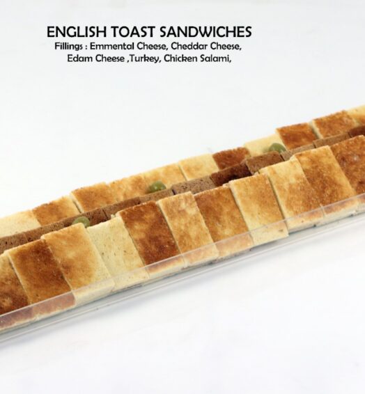 Assorted English Toast sandwiches Tray