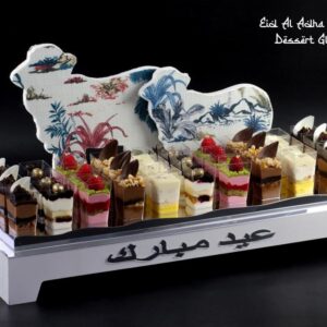 Eid Al Adha Special Assorted Dessert Glasses Tray