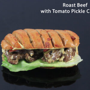 Roast Beef With Tomato Pickle Cucumber