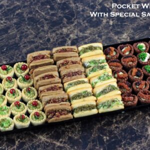Pocket wraps with special salties tray