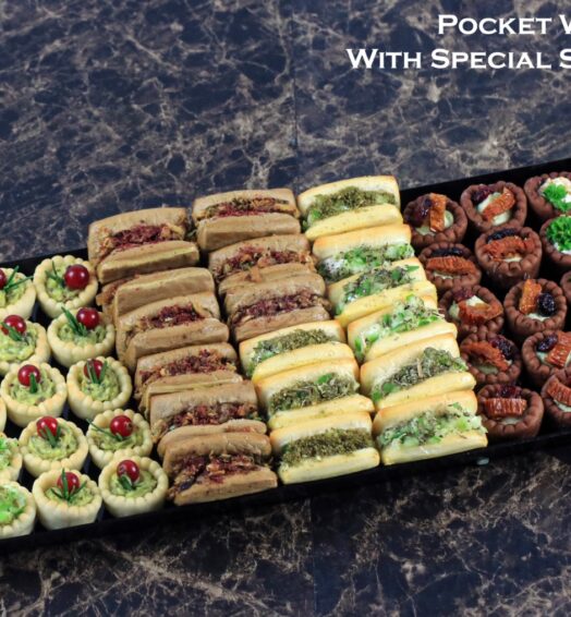 Pocket wraps with special salties tray