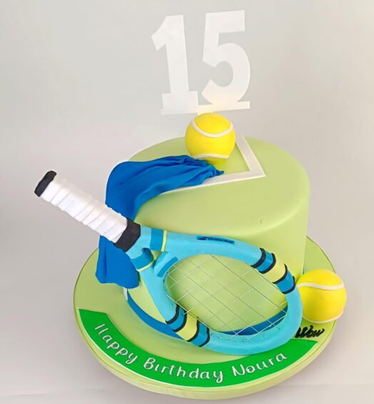 Tennis Theme Cake