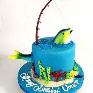 Fishing Theme Cake