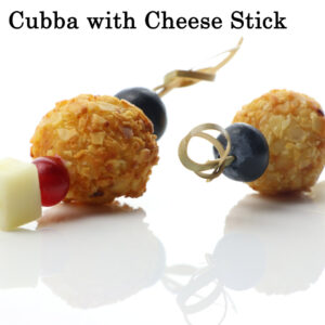 Potato Cubba with Cheese Sticks