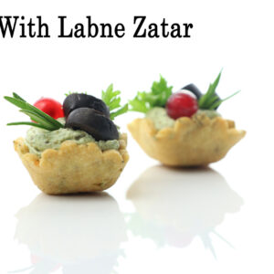 Tart with Labneh Zaatar
