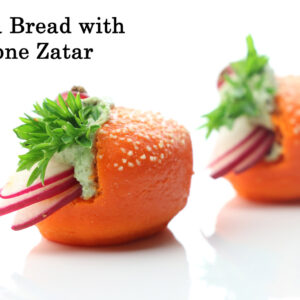 Focaccia Bread with Labneh Zaatar