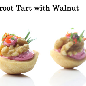 Beetroot Tart with Walnut