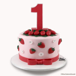 Age 1 Strawberry Cake