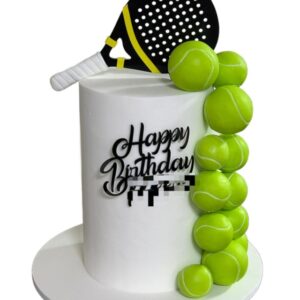 Paddle and Ball Theme Cake